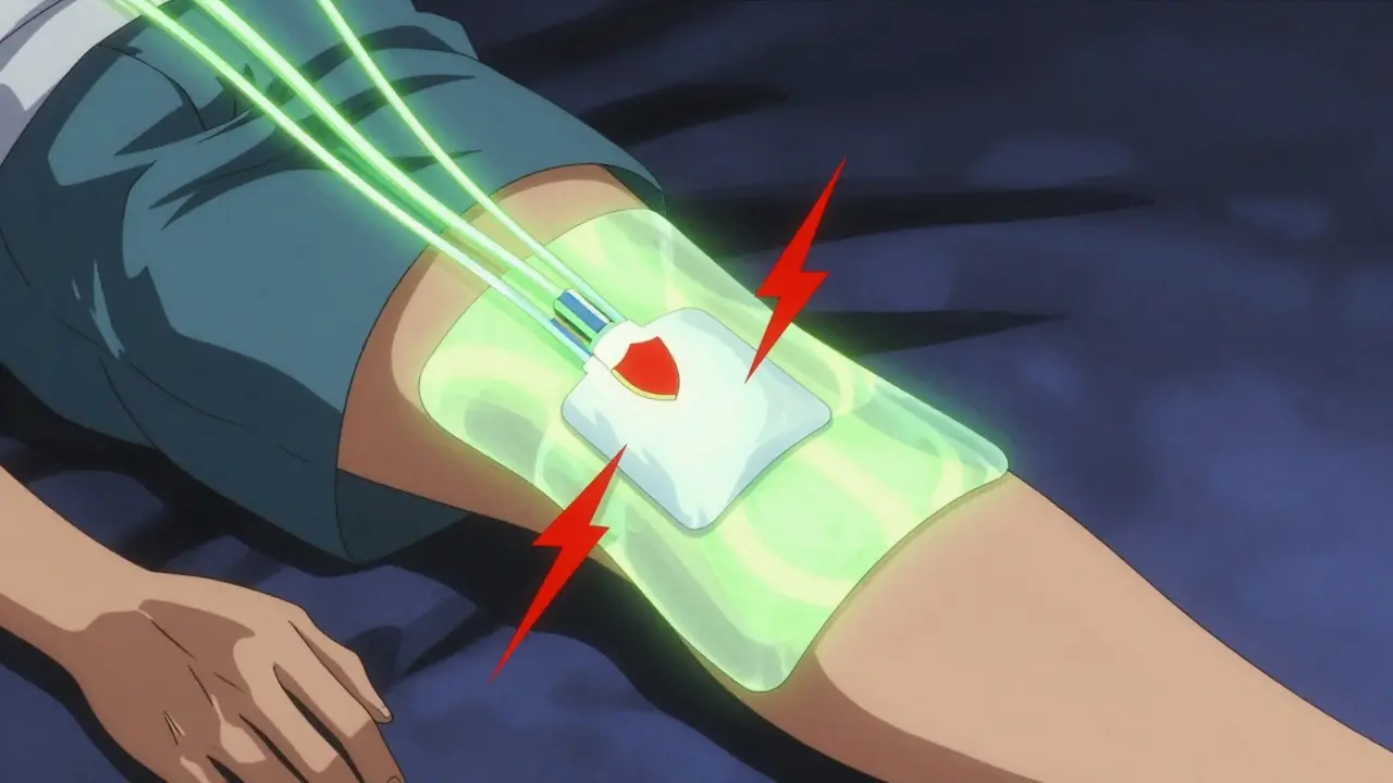 Anime nerves blocked by shields stopping pain signals